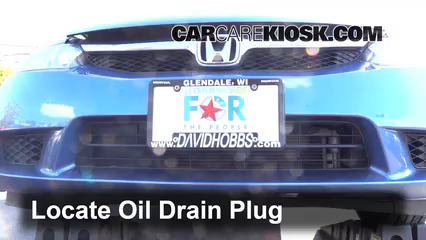 2010 Honda Civic Hybrid 1.3L 4 Cyl. Oil Change Oil and Oil Filter